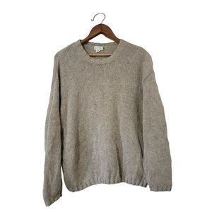 J. Crew Tan 100% Wool Pullover Sweater Shetland